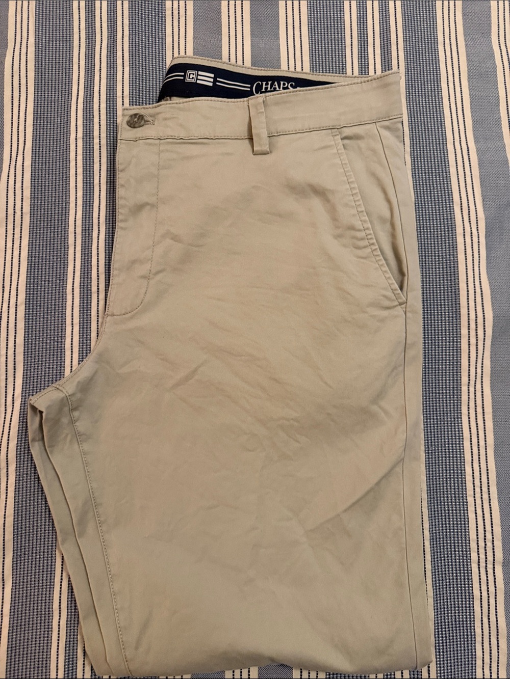 Chaps Men’s Chinos in Light Tan